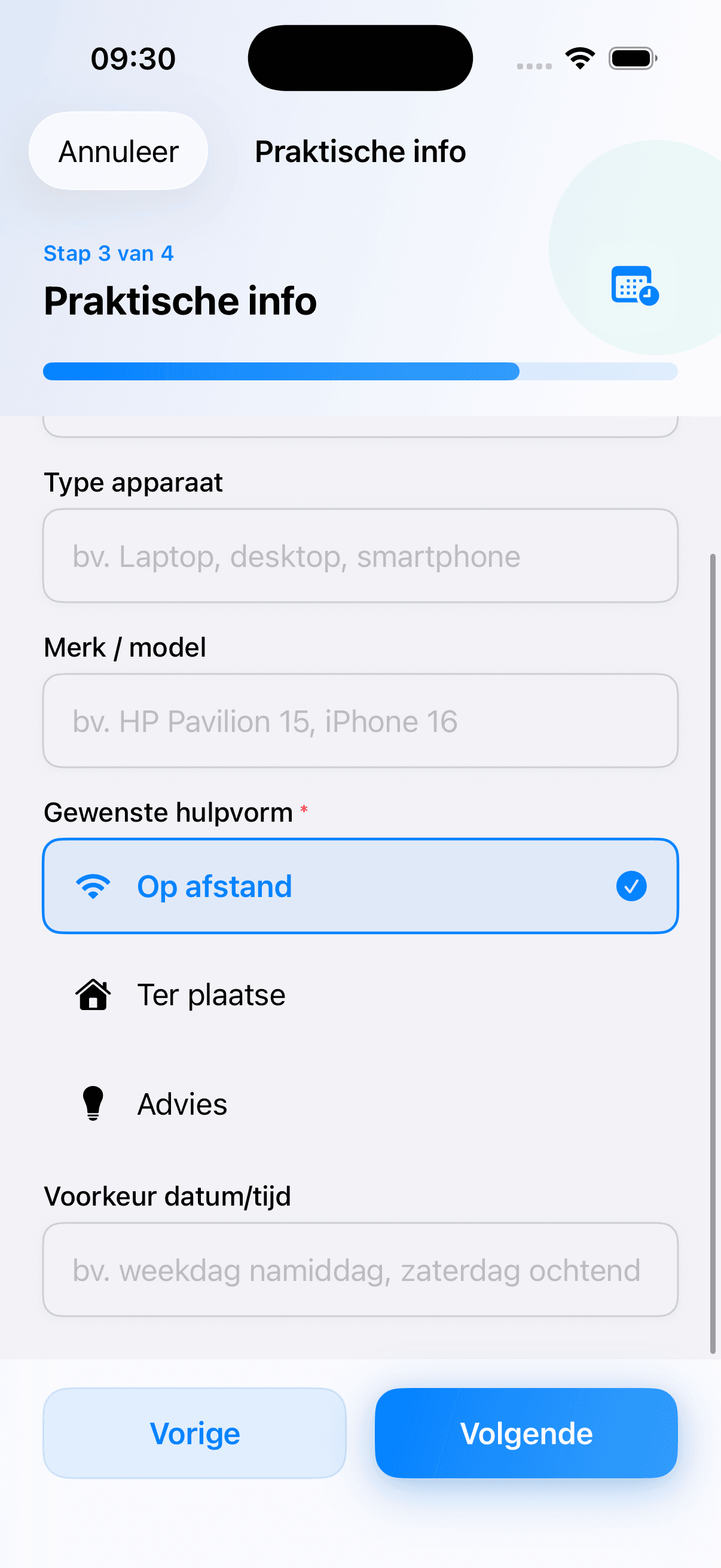 Mijn IT Hulp scherm 3