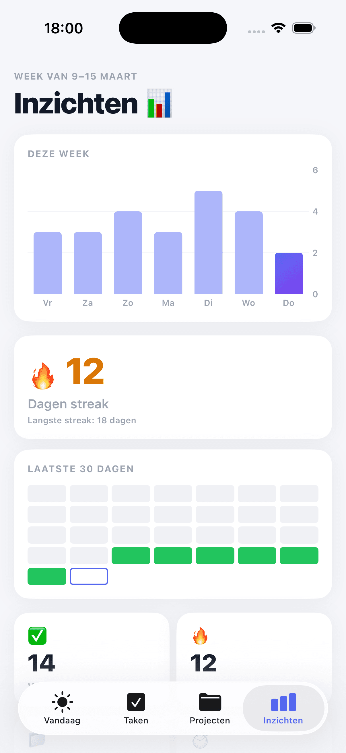 TaakFlow scherm 3